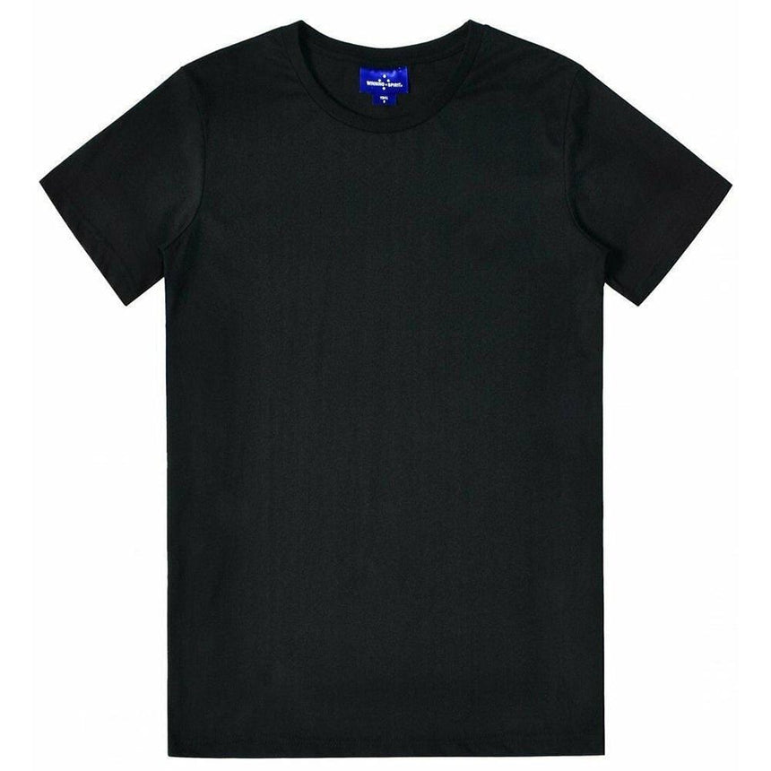 TS41 Premium Cotton Tee Shirt Mens T Shirts Winning Spirit Black S