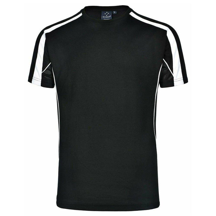 TS53K Legend Tee Shirt Kids T Shirts Winning Spirit Black.White 04K