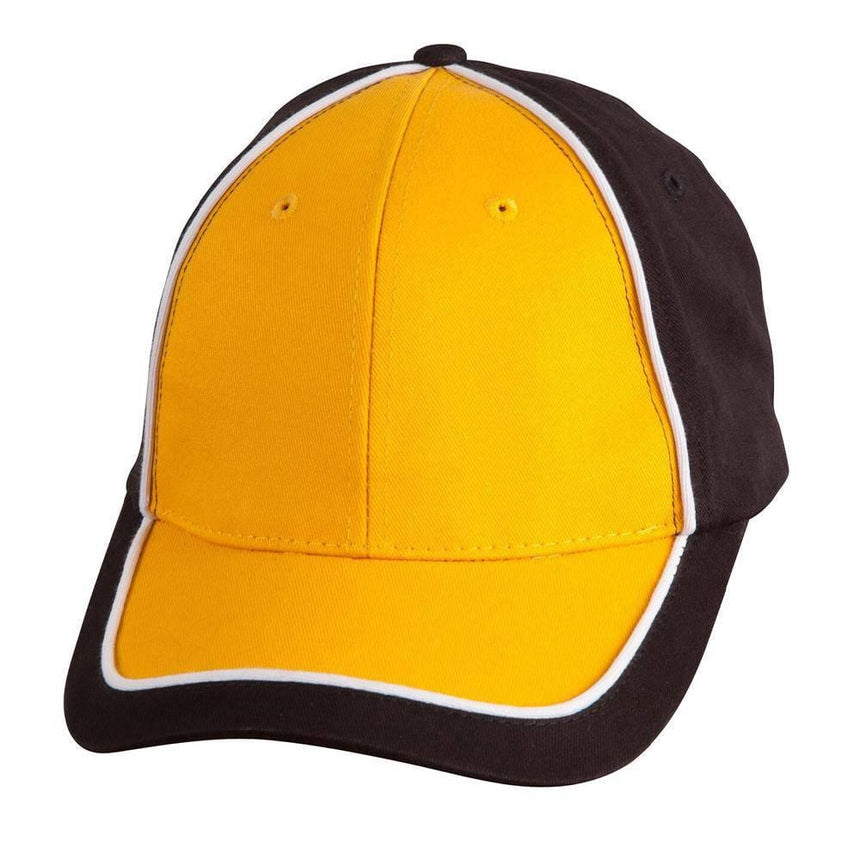 CH78 Arena Two Tone Cap Hats Winning Spirit Gold