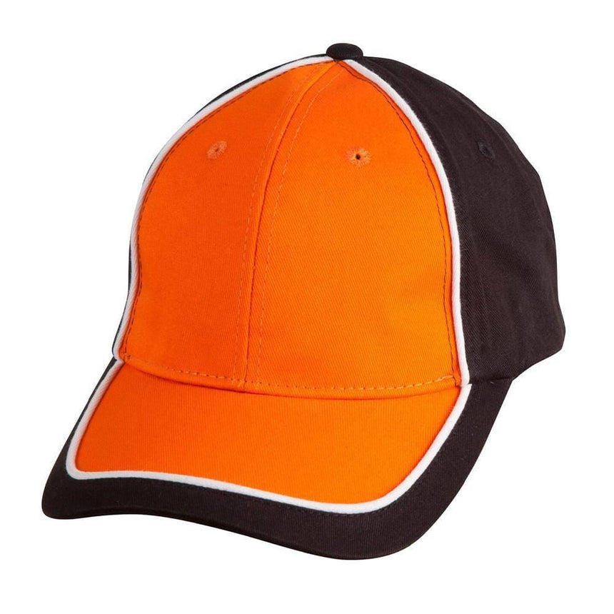 CH78 Arena Two Tone Cap Hats Winning Spirit Orange