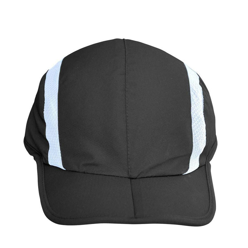 CH47 Sprint Foldable Cap Hats Winning Spirit Black.White