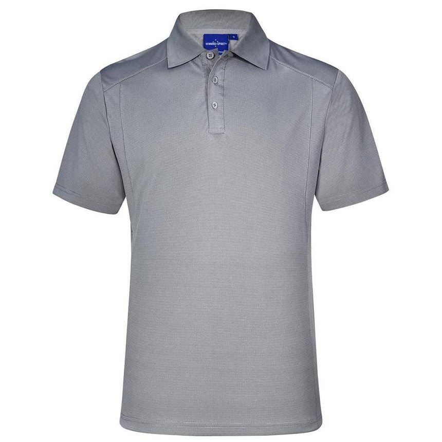PS59 Lucky Bamboo Short Sleeve Polo Men's Polos Winning Spirit Grey S