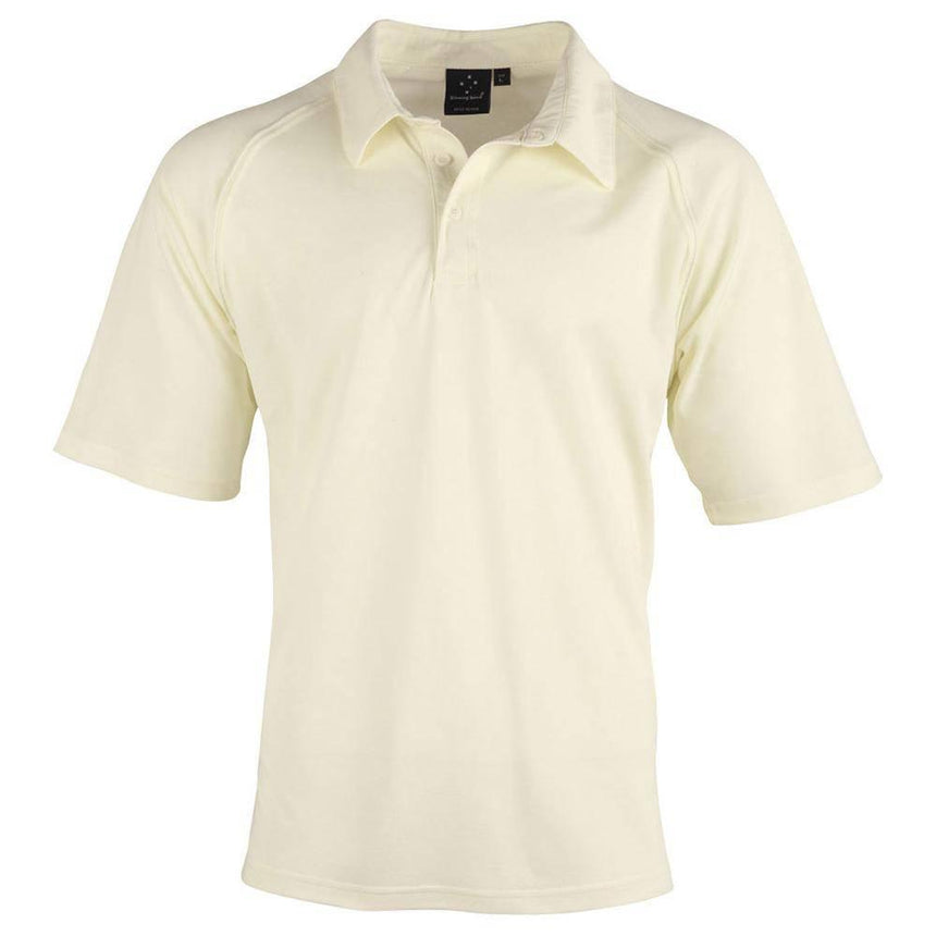 PS29 Cricket Polo Short Sleeve Men's Polos Winning Spirit Cream XS