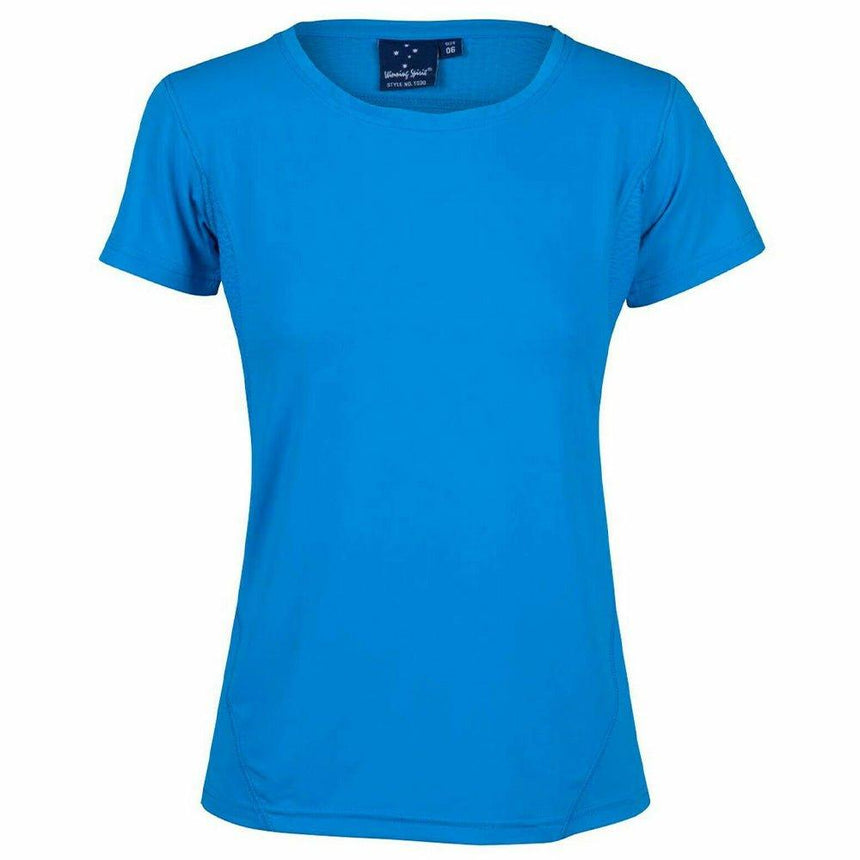TS30 Rotator Tee Ladies T Shirts Winning Spirit Cyan 6