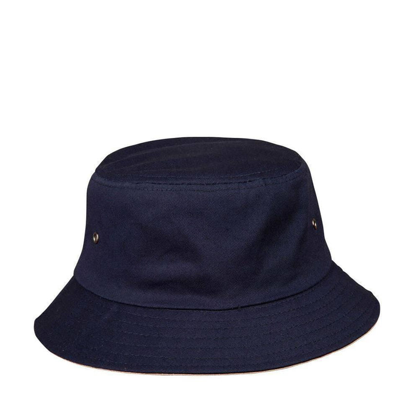CH32A Bucket Hat Hats Winning Spirit DarkNavy.Sand S/M