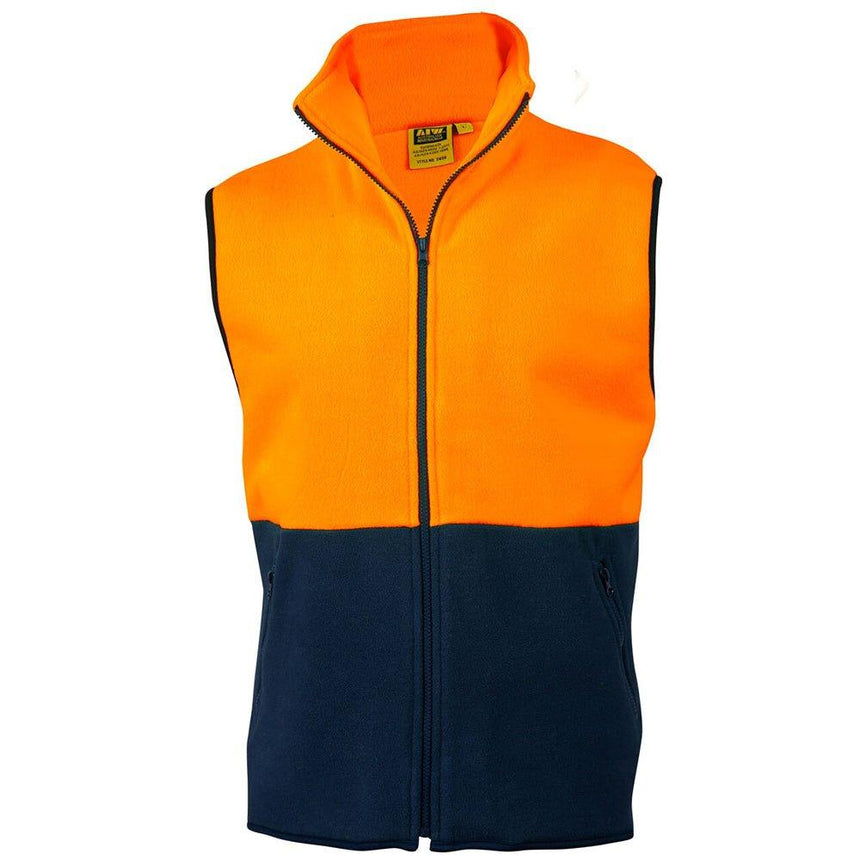 SW08 Hi-Vis Two Tone Vest Vests Winning Spirit Navy/Orange S