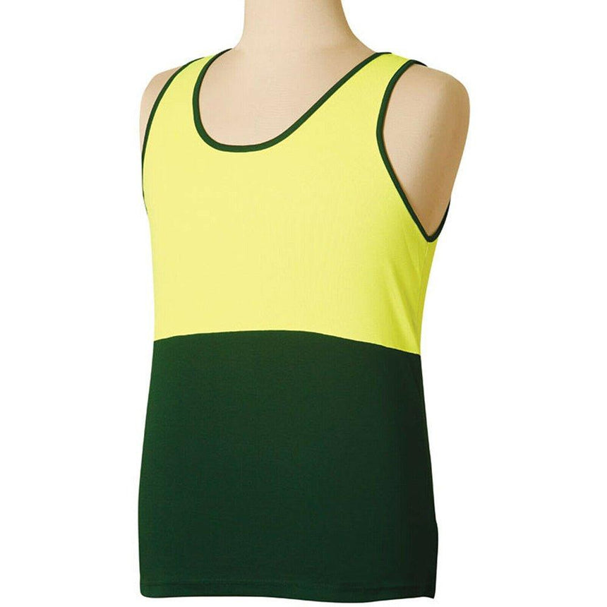 SW15 Hi Vis Safety Singlet Singlets Winning Spirit Yellow/Green S