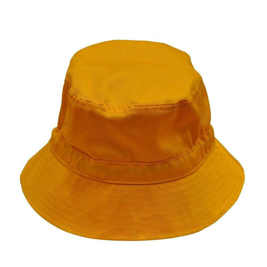 H1034 Bucket Hat With Toggle Hats Winning Spirit Gold S/M