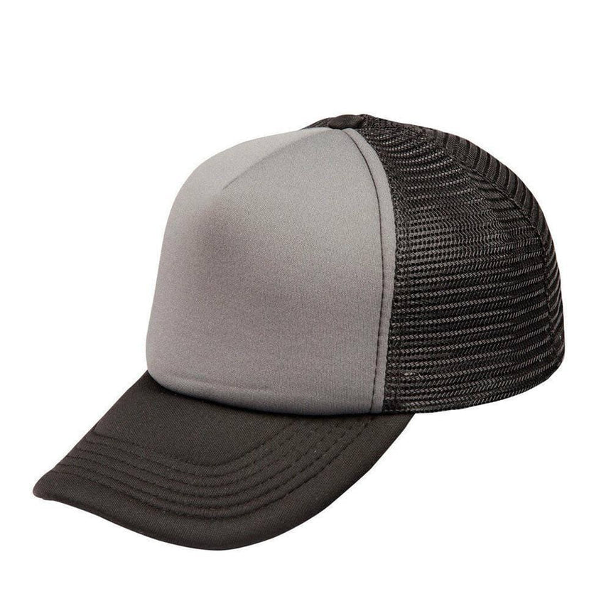 CH69 Contrast Trucker Cap Hats Winning Spirit Grey