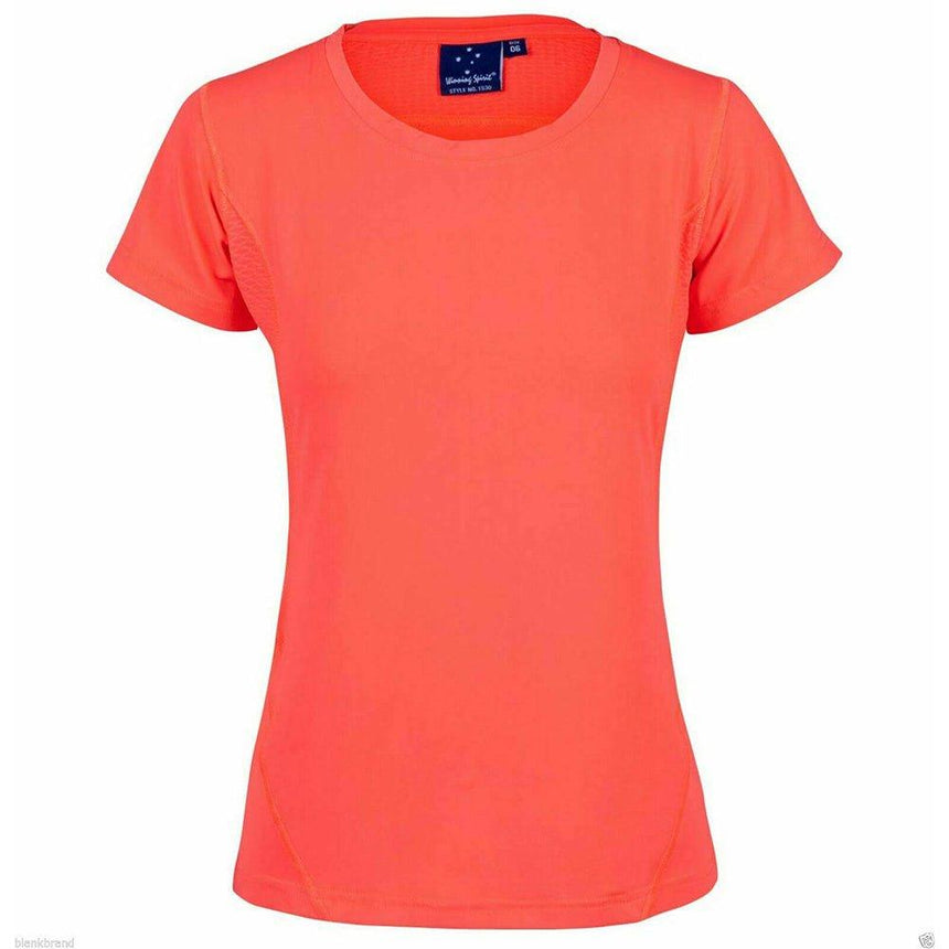 TS30 Rotator Tee Ladies T Shirts Winning Spirit Hot Pink 6