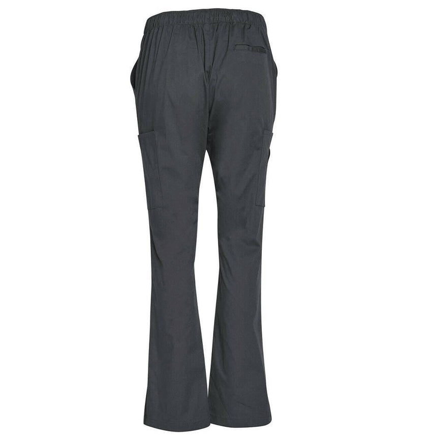 M9720 Ladies Semi-Elastic Waist Tie Solid Colour Scrub Pants Pants Winning Spirit