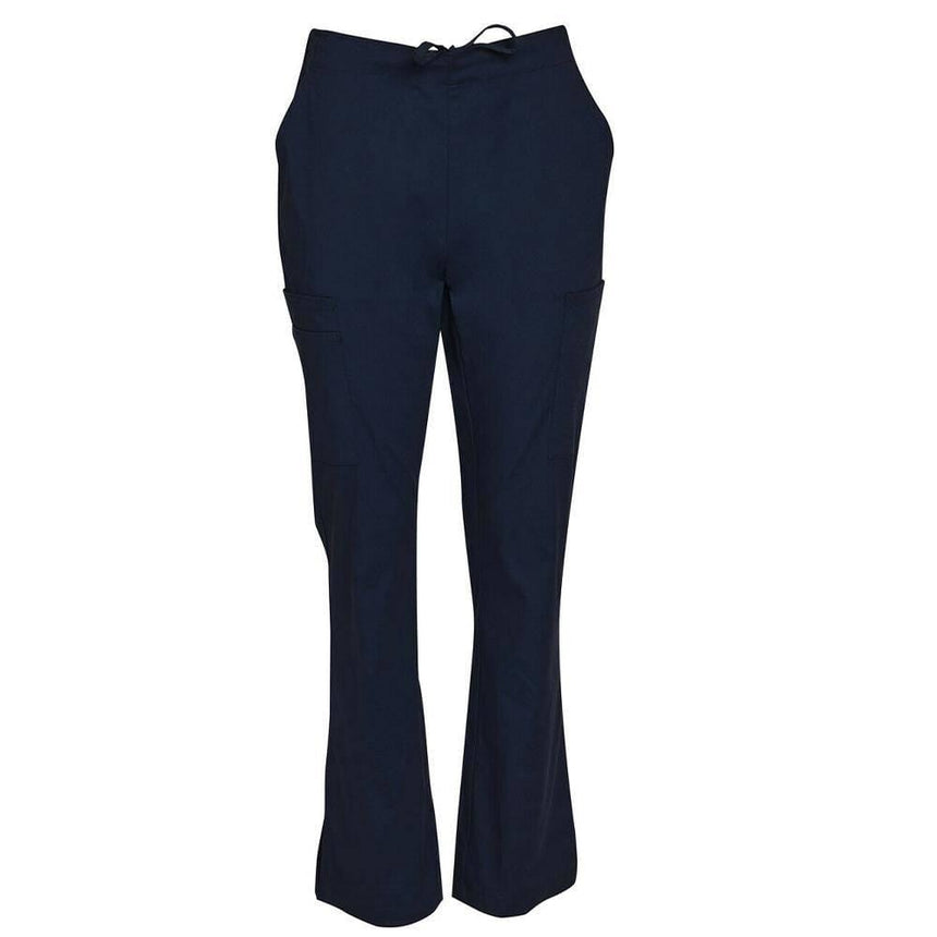 M9720 Ladies Semi-Elastic Waist Tie Solid Colour Scrub Pants Pants Winning Spirit