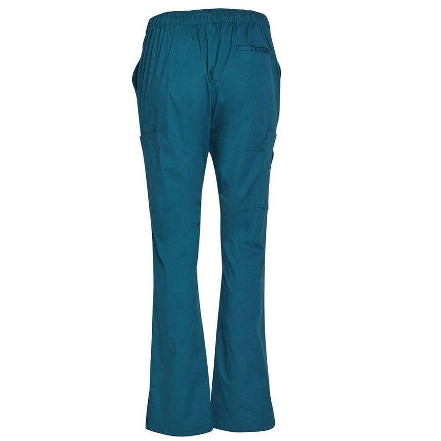 M9720 Ladies Semi-Elastic Waist Tie Solid Colour Scrub Pants Pants Winning Spirit