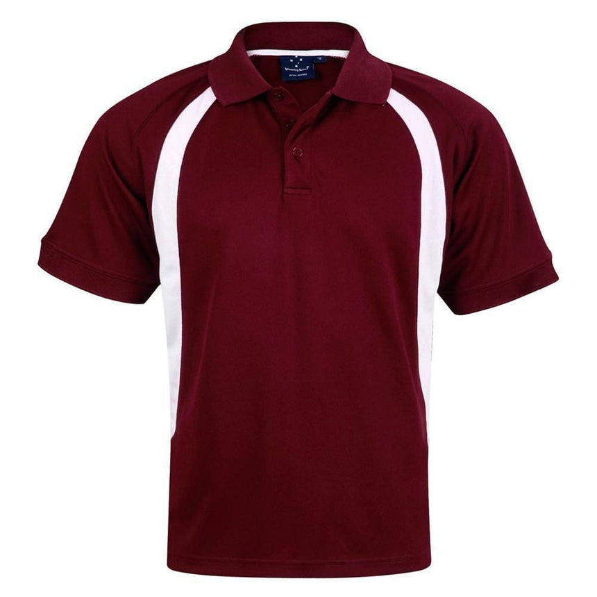 PS51 Olympian Polo Men's Polos Winning Spirit Maroon.White S