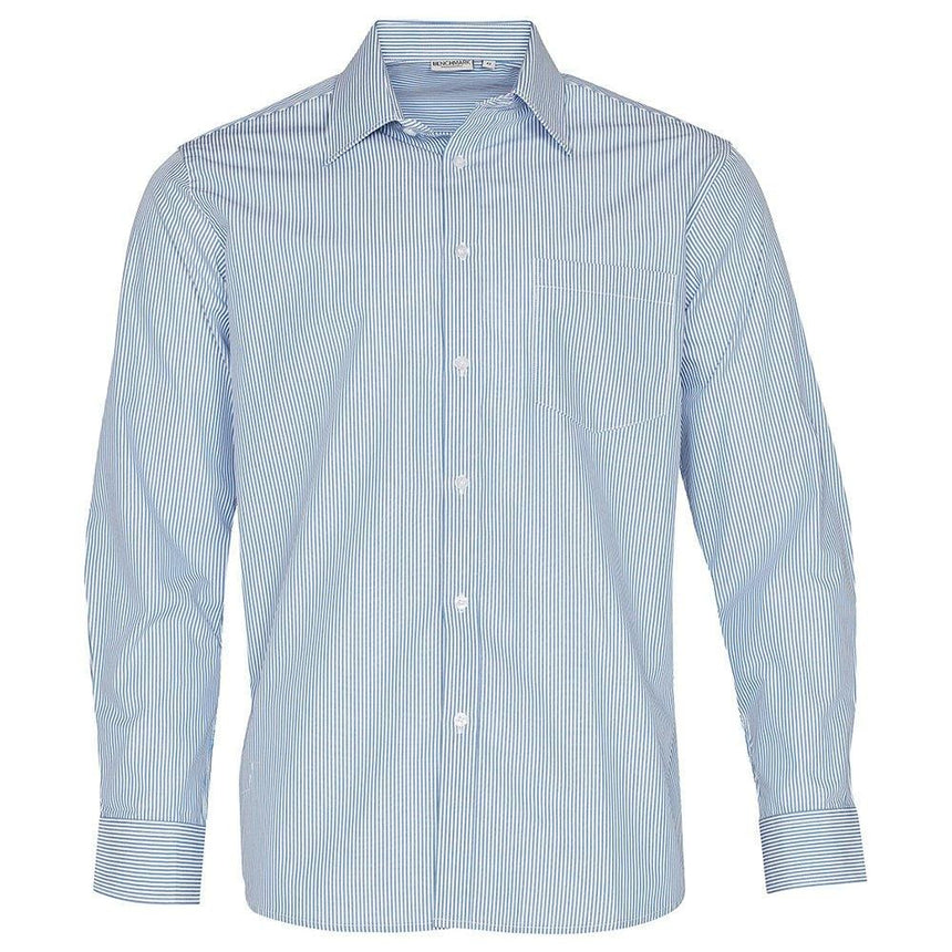 M7232 Men's Balance Stripe Long Sleeve Shirt Shirts Winning Spirit