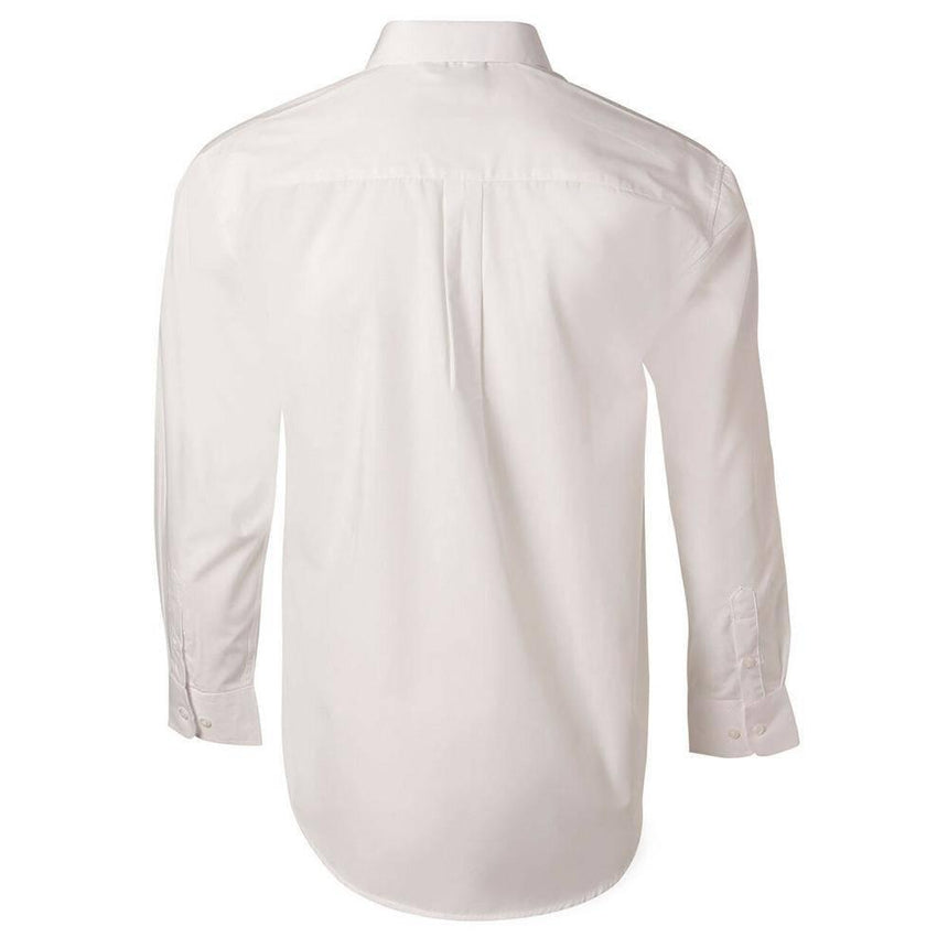 BS01L Men's Poplin Long Sleeve Business Shirt Long Sleeve Shirts Winning Spirit