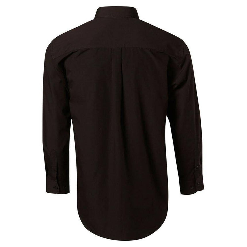 BS01L Men's Poplin Long Sleeve Business Shirt Long Sleeve Shirts Winning Spirit