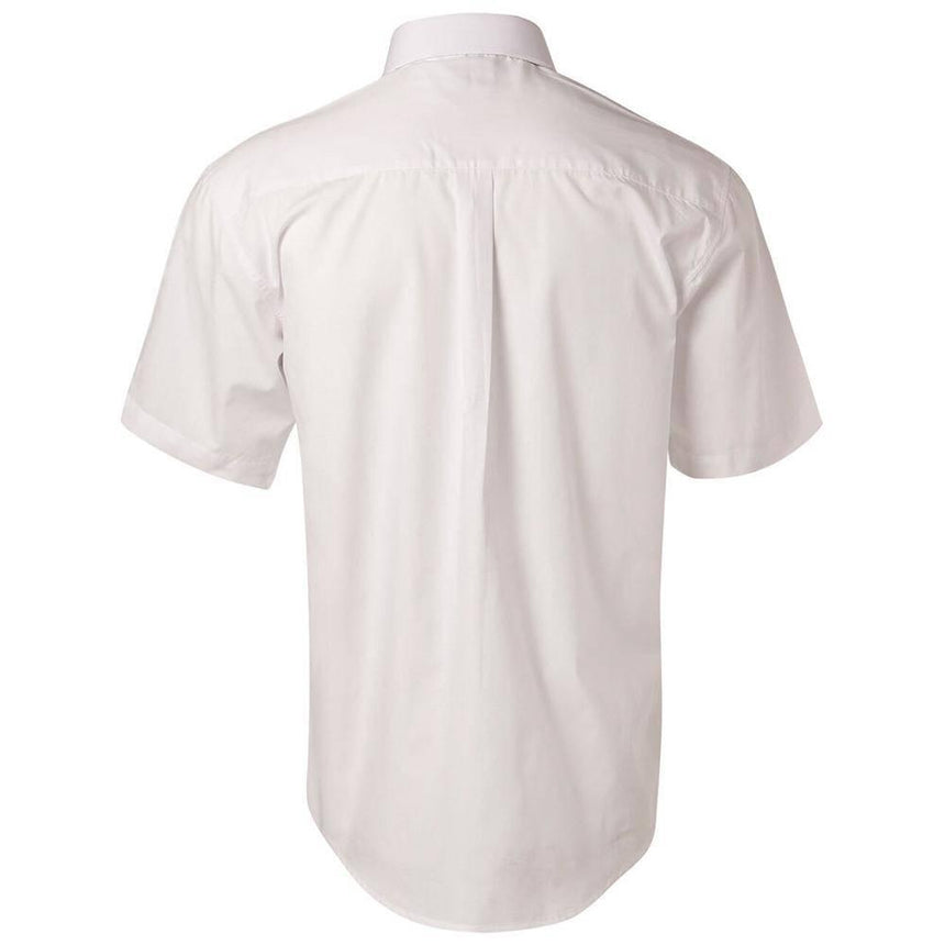 BS01S Men's Poplin Short Sleeve Business Shirt Short Sleeve Shirts Winning Spirit