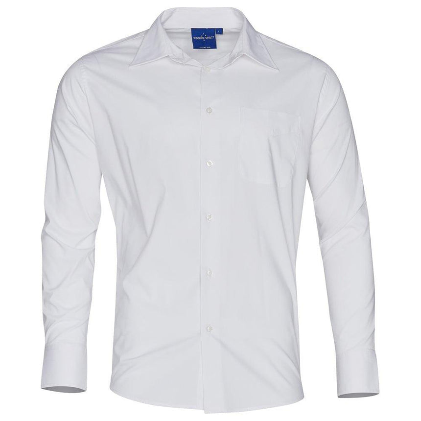 BS08L Men's Teflon Executive Long Sleeve Shirt Shirts Winning Spirit