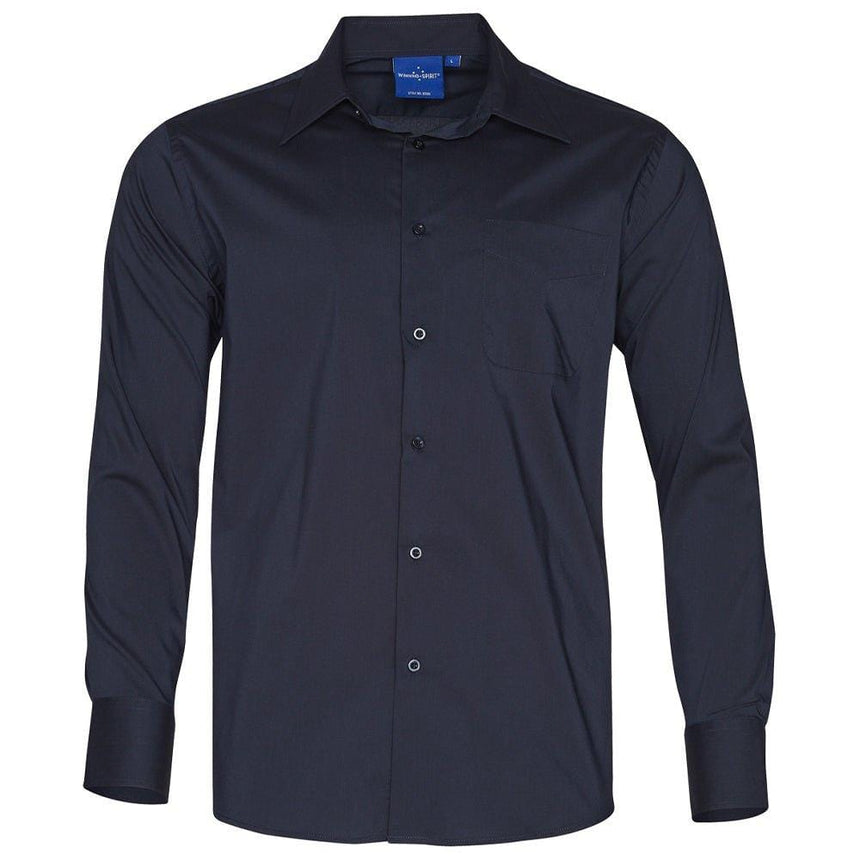 BS08L Men's Teflon Executive Long Sleeve Shirt Shirts Winning Spirit