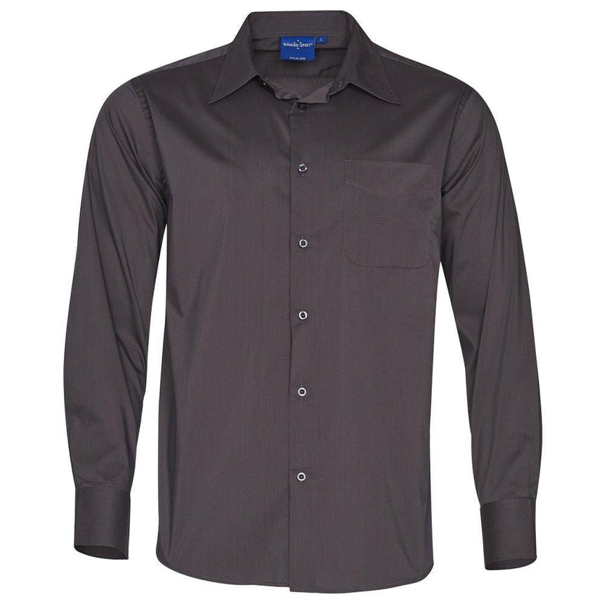 BS08L Men's Teflon Executive Long Sleeve Shirt Shirts Winning Spirit