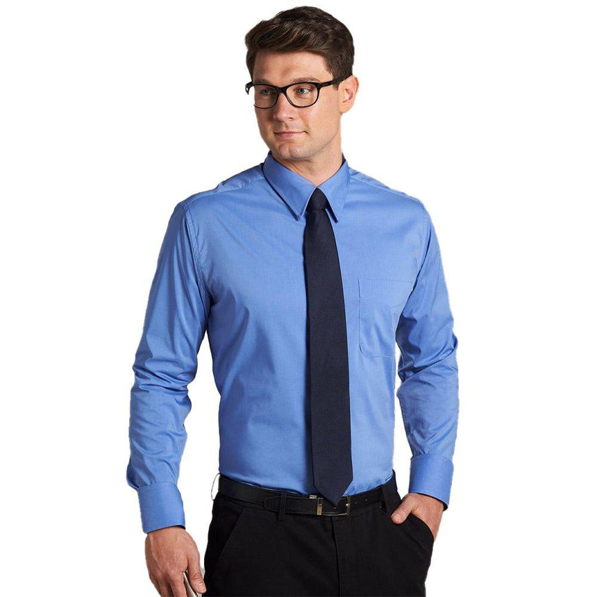 BS08L Men's Teflon Executive Long Sleeve Shirt Shirts Winning Spirit