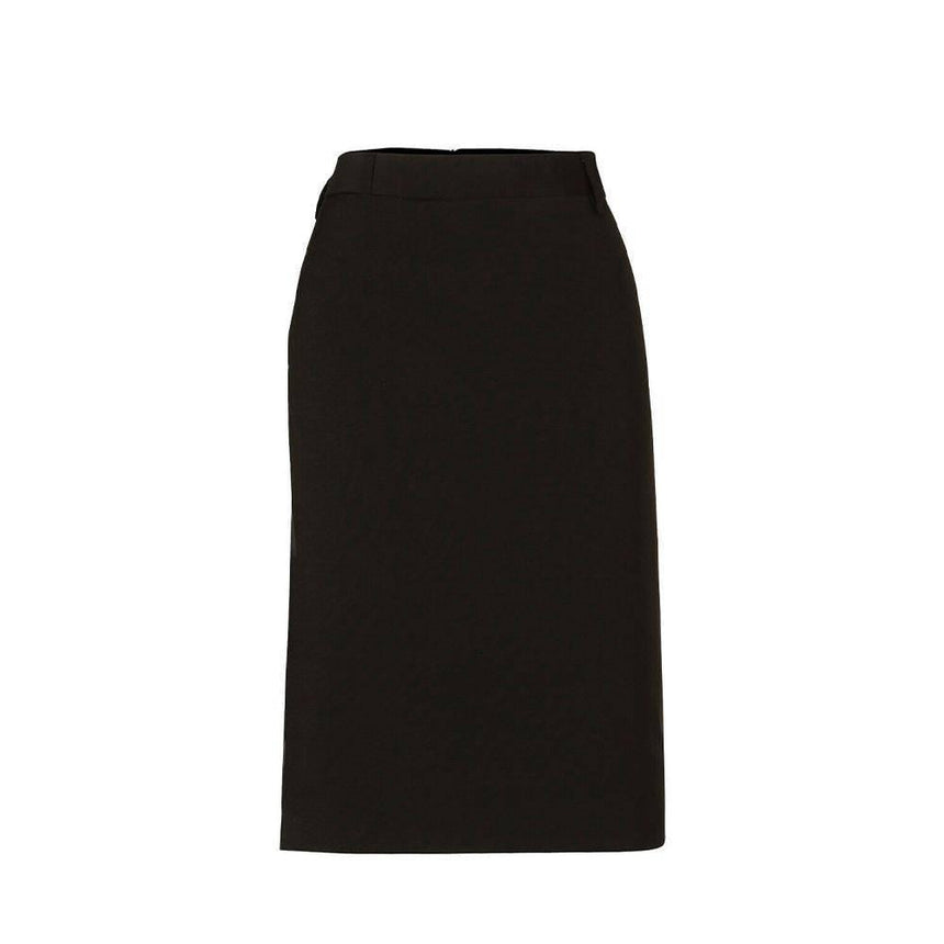 M9470 Women's Wool Blend Stretch Mid Length Lined Pencil Skirt Skirts Winning Spirit Navy 6