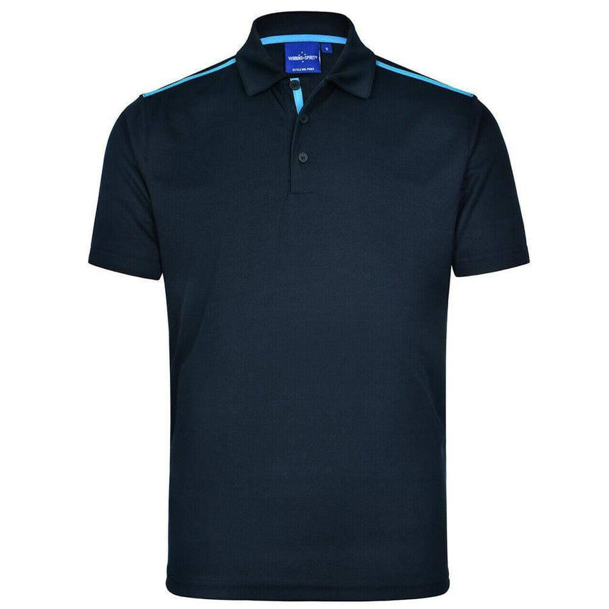 PS83 Staten Polo Shirt Men's Polos Winning Spirit Navy.Cyan XS