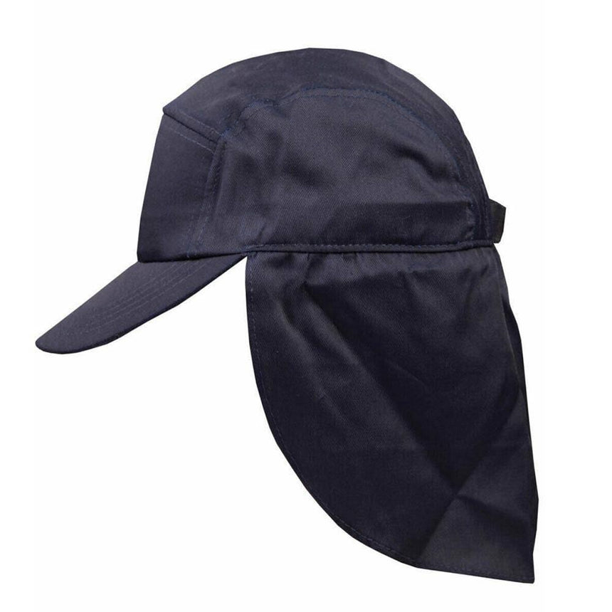 H1025 Kids Poly Cotton Legionnaire Hats Winning Spirit Navy