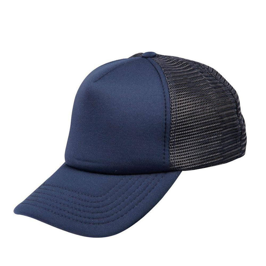 CH69 Contrast Trucker Cap Hats Winning Spirit Navy