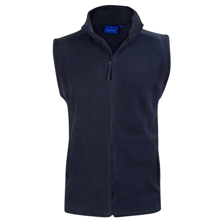 PF22 Bromley Polar Fleece Vest Unisex Vests Winning Spirit Navy S