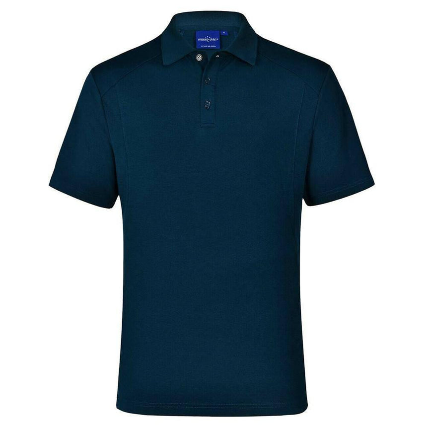 PS59 Lucky Bamboo Short Sleeve Polo Men's Polos Winning Spirit Navy S