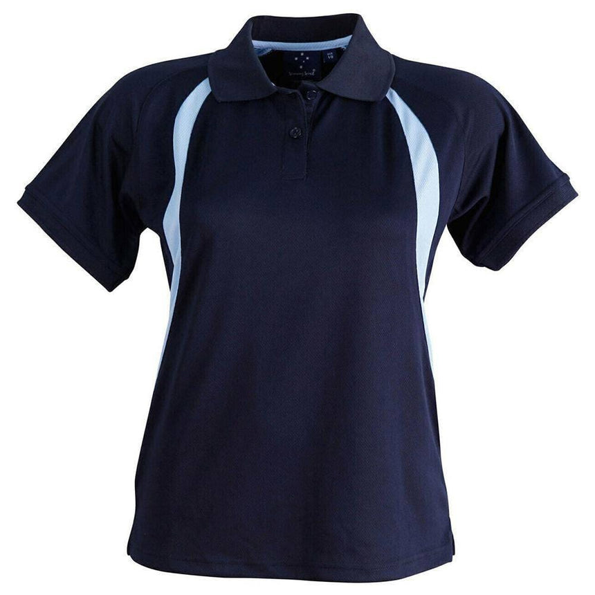 PS52 Olympian Polo Ladies' Polos Winning Spirit Navy.Skyblue 8