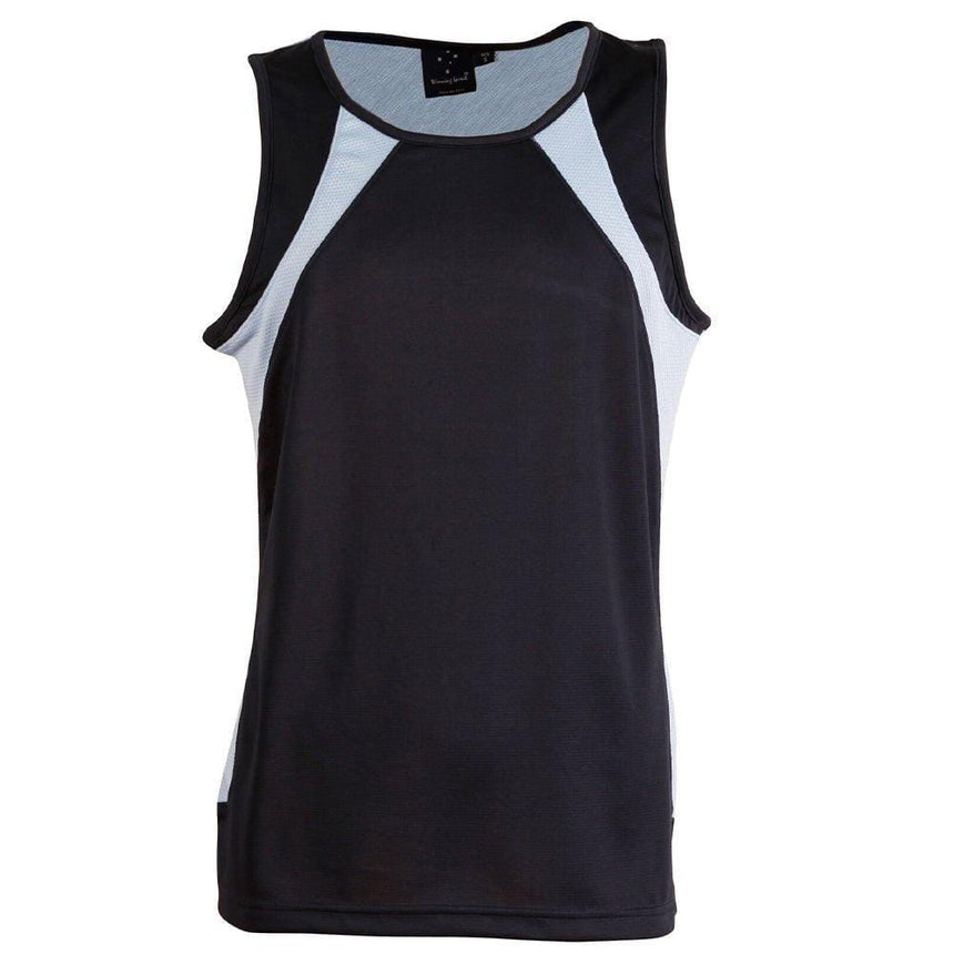 TS73 Sprint Singlet Men's Singlets Winning Spirit Navy.Skyblue S