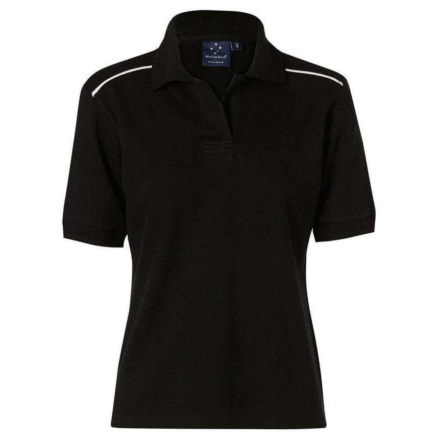 PS26 Cambridge Polo Ladies Polos Winning Spirit Navy.White 8