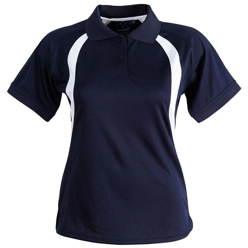 PS52 Olympian Polo Ladies' Polos Winning Spirit Navy.White 8