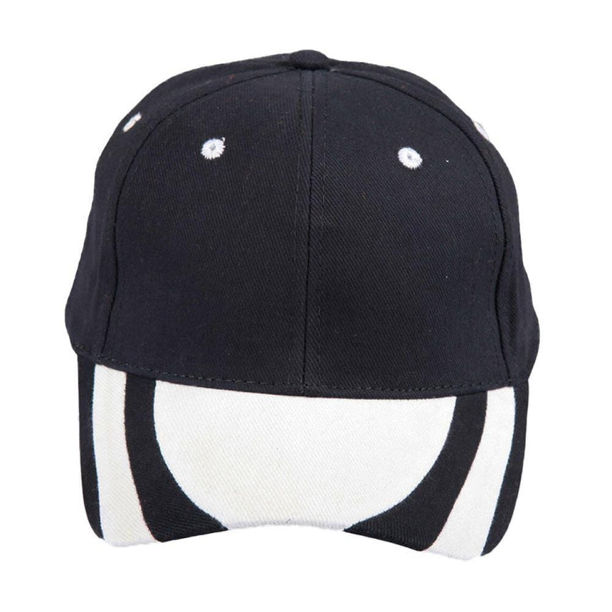 CH67 Contrast Peak Cap Hats Winning Spirit Navy.White