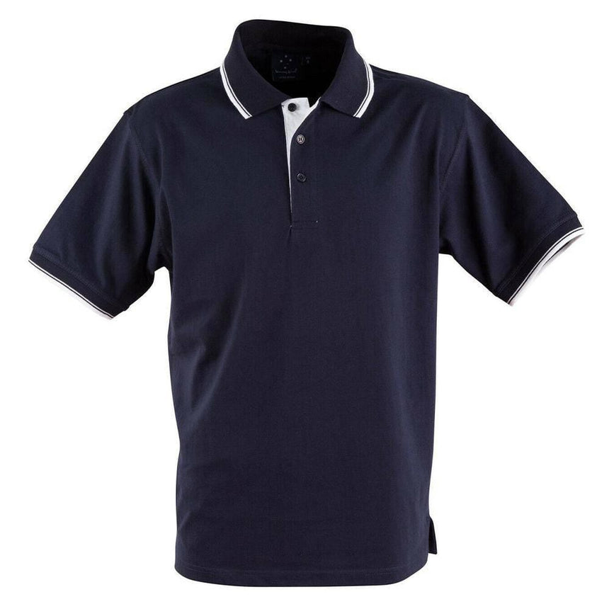 PS05 Macquarie Polo Unisex Polos Winning Spirit Navy/White XS
