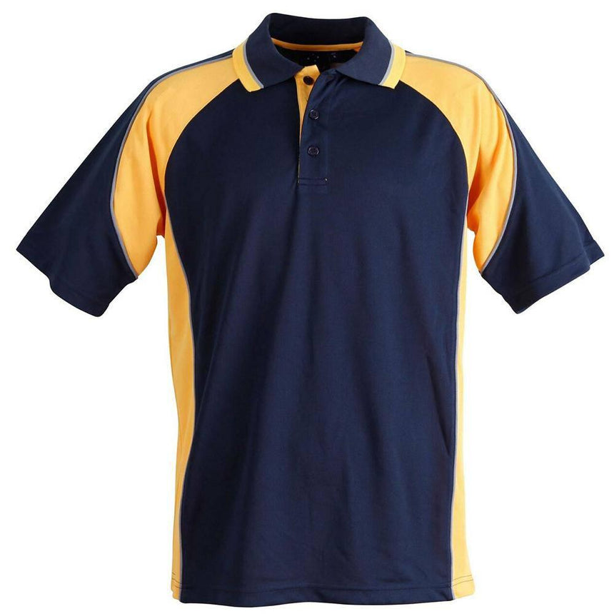 PS49 Mascot Polo Men's Polos Winning Spirit NavyGold XS