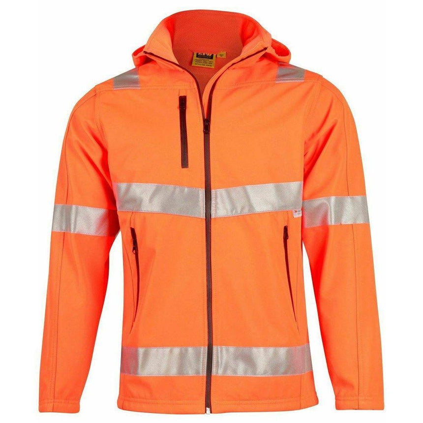 SW30 Hi-Vis Safety Jacket-Unisex Jackets Winning Spirit Orange XXS