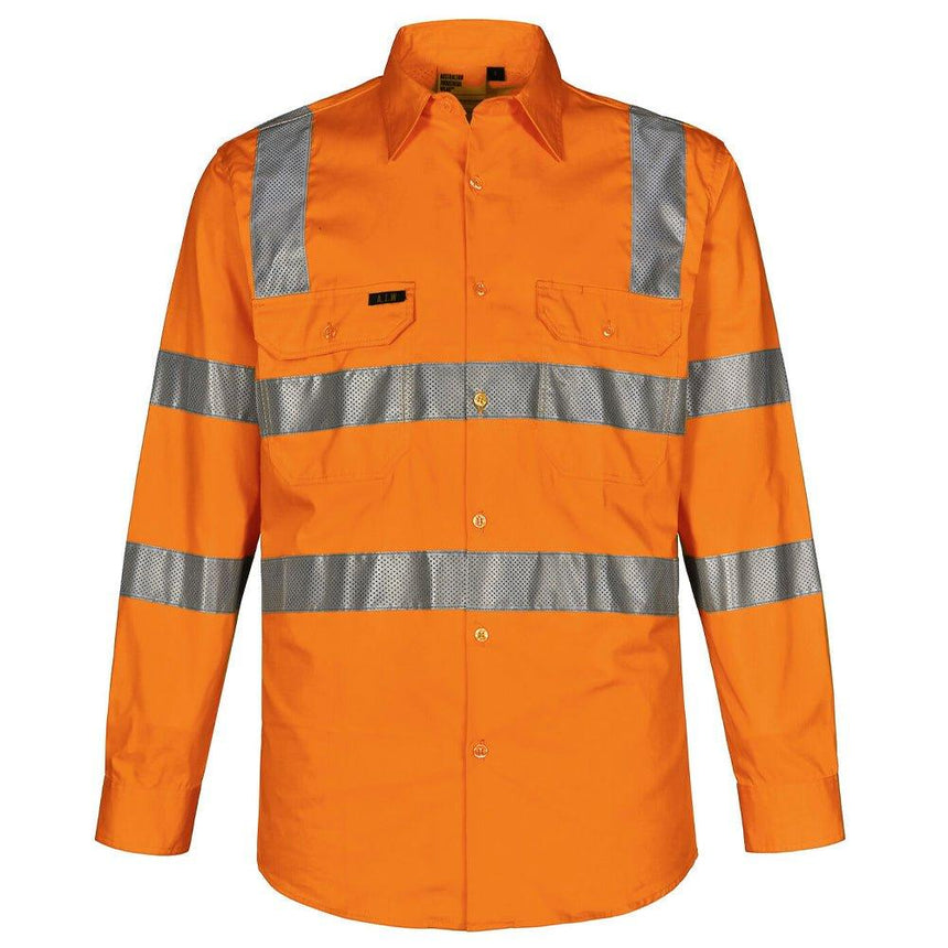 SW55 VIC Rail Unisex Lightweight Safety Shirt Shirts Winning Spirit Orange XXS