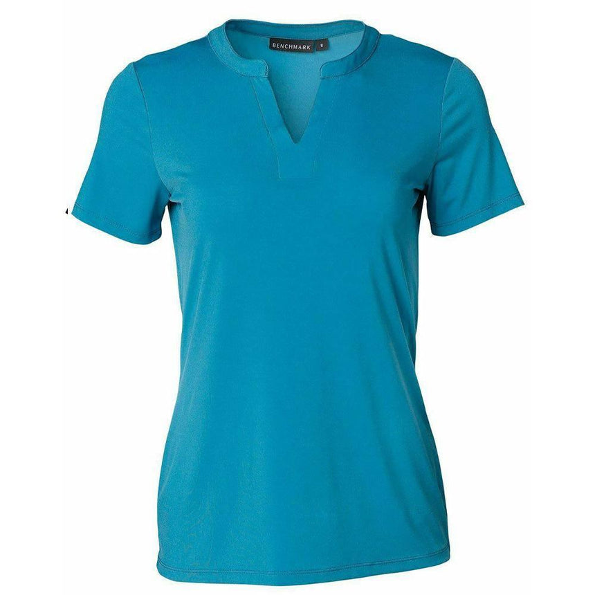 M8840 Ladies Short Sleeve Knit Top Sofia Short Sleeve Shirts Winning Spirit Pagoda 6