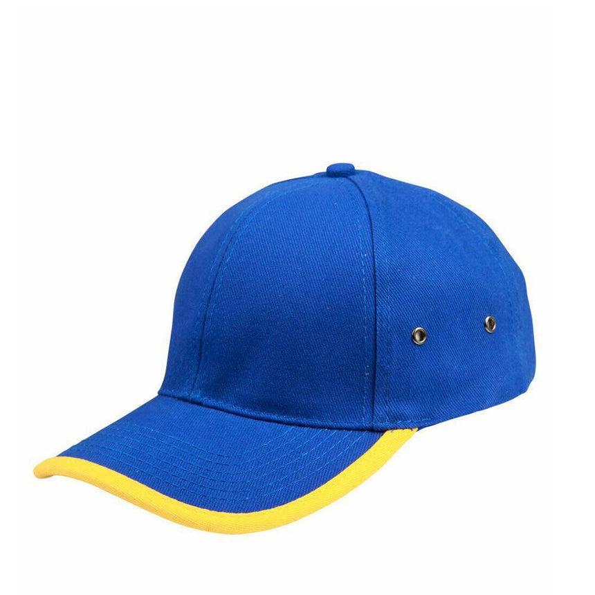 CH17 Peak & Back Trim Cap Hats Winning Spirit