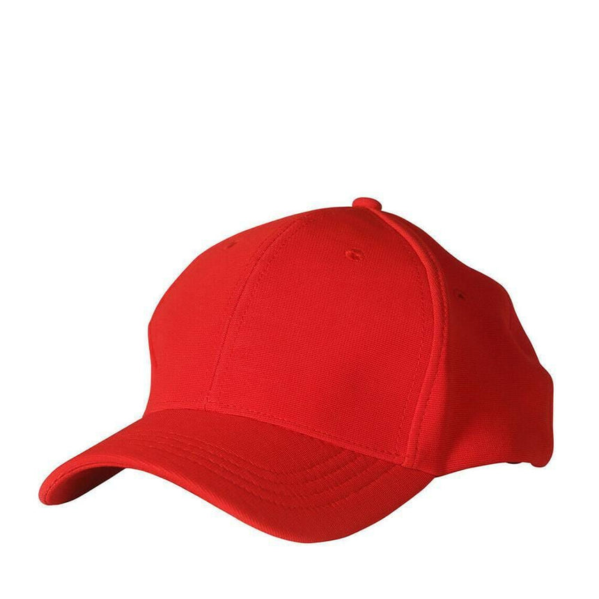 CH10 Ottoman Cap Hats Winning Spirit Red