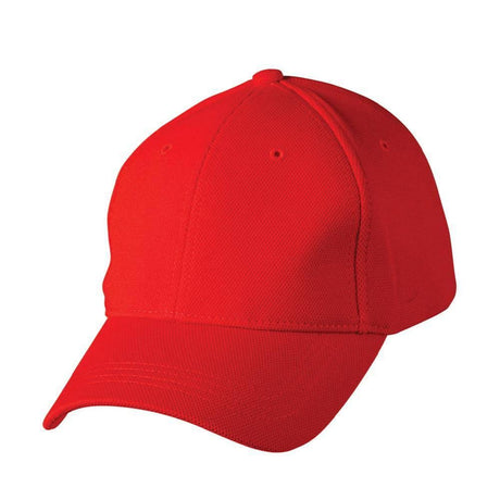 Pique Mesh Cap Hats Winning Spirit Red  