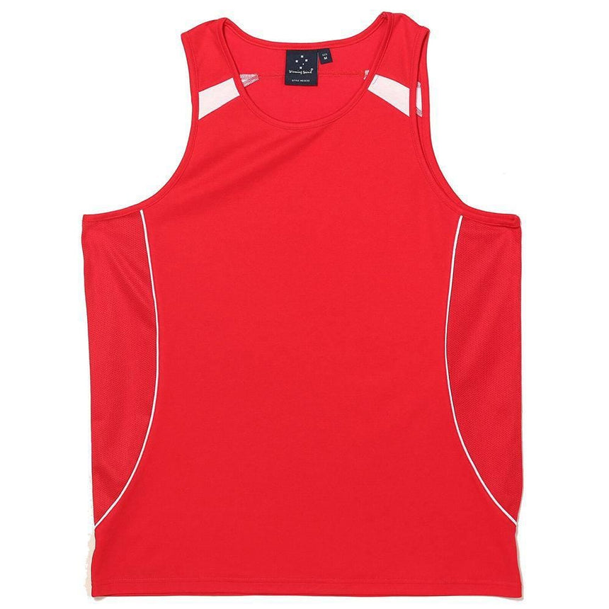 SL53 Legend Singlet Men’s Singlets Winning Spirit Red.White XS