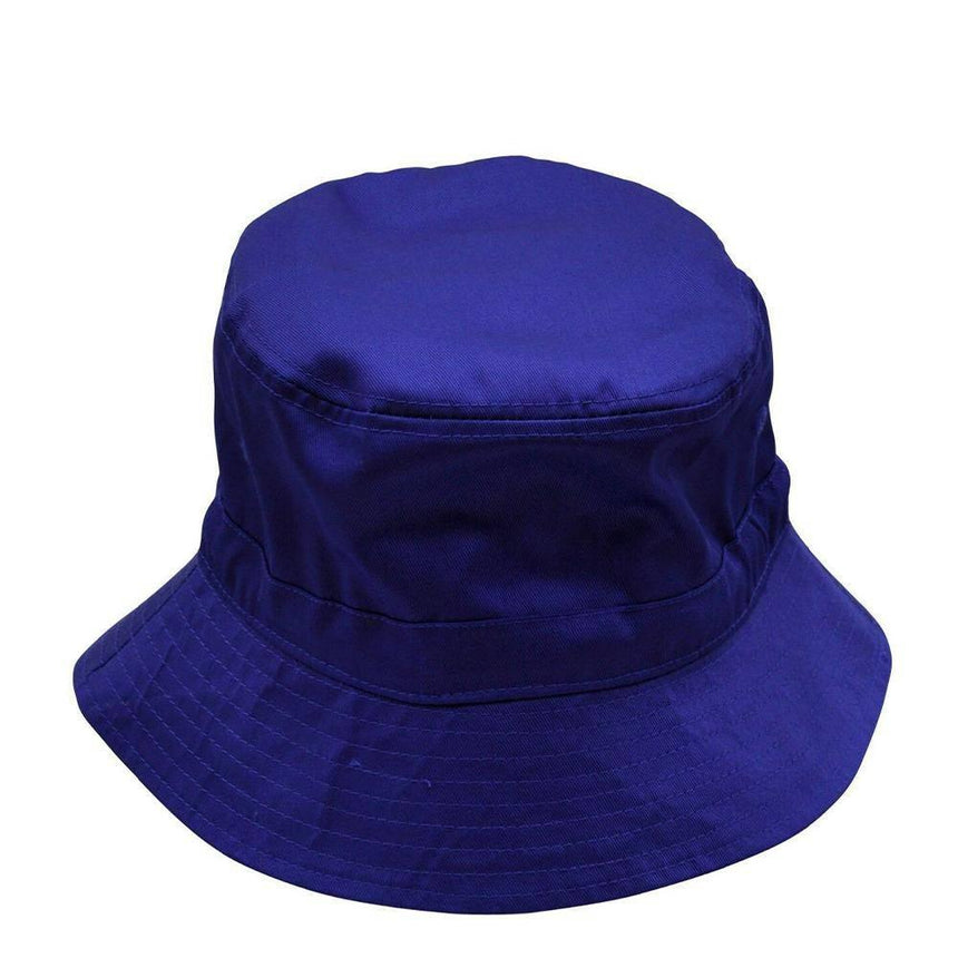 H1034 Bucket Hat With Toggle Hats Winning Spirit Royal S/M