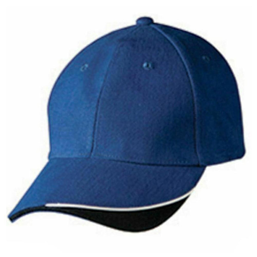 CH68 Triple Sandwich Peak Cap Hats Winning Spirit Royal/Navy