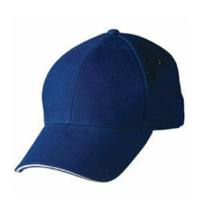 CH18 Sandwich Peak Cap Hats Winning Spirit Royal.White