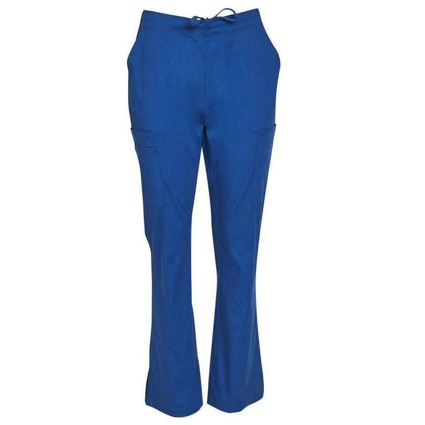 M9720 Ladies Semi-Elastic Waist Tie Solid Colour Scrub Pants Pants Winning Spirit Royal XXS